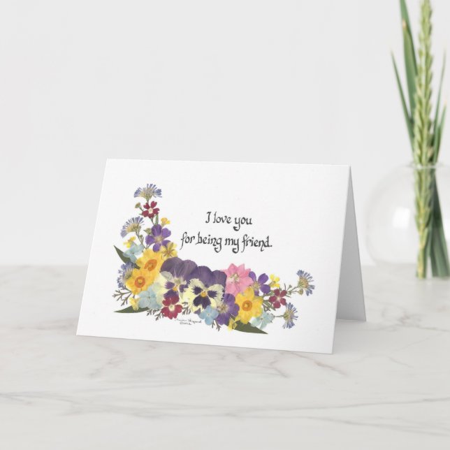 Carte Amitié et amour (Devant)