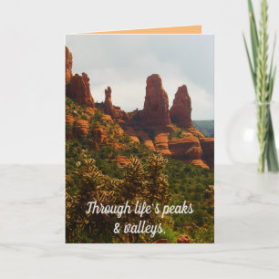 Carte Amitié Grâce, Beau désert de Sedona