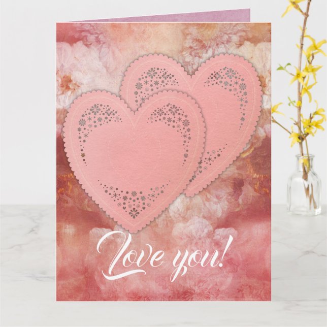 Carte Amour (Fleur jaune)