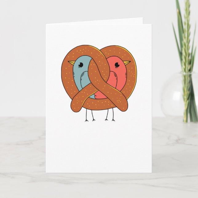 Carte Amour à Pretzel (Devant)