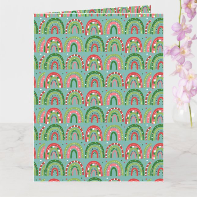 Carte Amour arc-en-ciel (Orchidée)