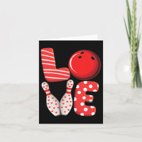 Amour Bowling Boule Et Groupe De Quilles Valentin