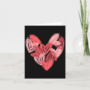 Carte Amour Coeur Art Saint-Valentin Tenue Assortie Femm
