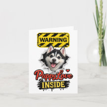 Amour de chiot de la Saint-Valentin