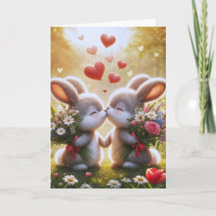 Carte Amour de lapin