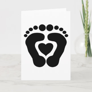 Carte Amour de pied