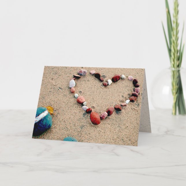 Carte Amour de plage (Devant)