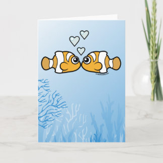 Carte Amour des clowns