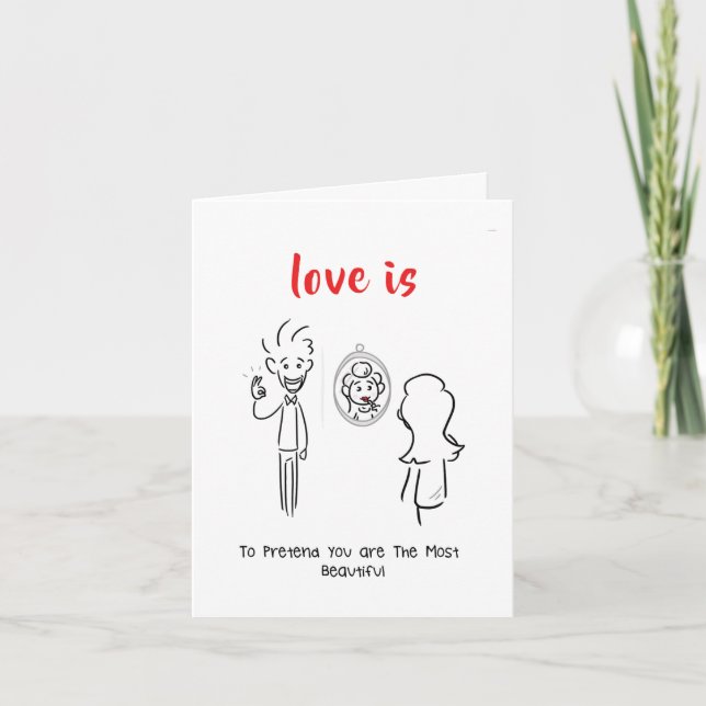 Carte Amour drôle (Devant)