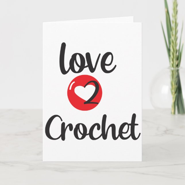 Carte Amour du Crochet (Devant)