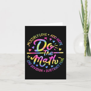 Carte Amour Espoir Peur Faire Les Maths Test Day Stade T