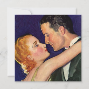 Carte Amour et romance vintage, films hollywoodiens rétr