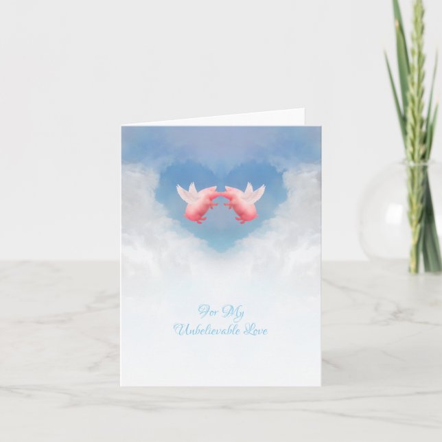 Carte Amour incroyable (Devant)