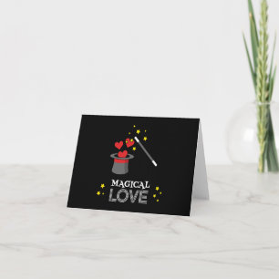 Carte Amour Magique - Blanc