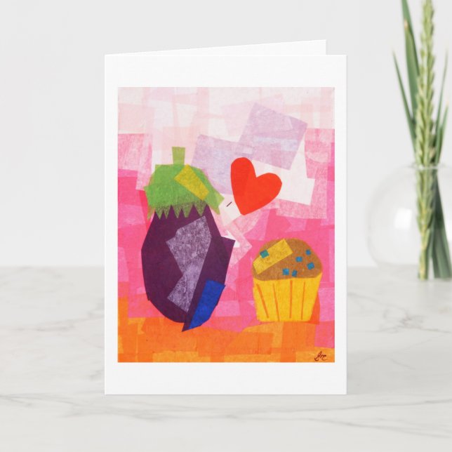 Carte Amour muffin (Devant)