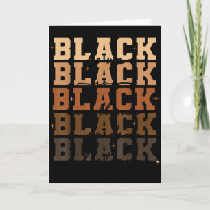 Carte Amour Noir Joie Excellence Fierté Histoire Africai