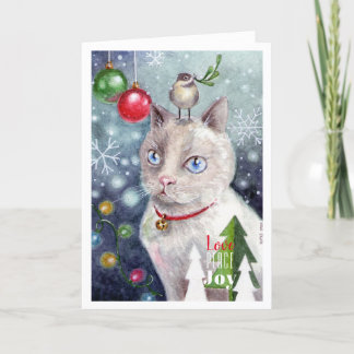 Carte Amour, paix et joie