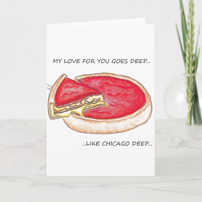 Carte Amour Profond à Chicago (Devant)
