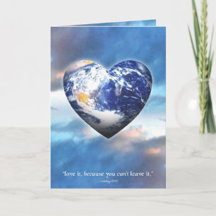 Carte Amour terrestre 