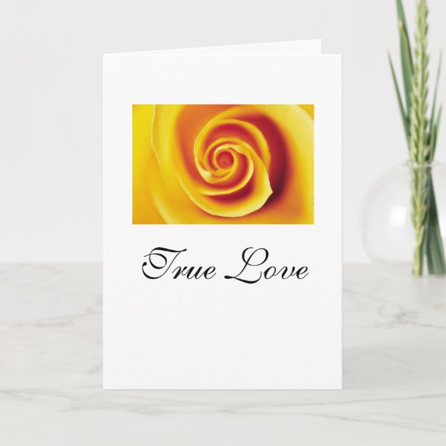 Carte Amour vrai…. (Devant)