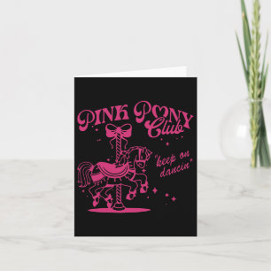 Carte Amoureuse de poney et de talons Clubs de filles ro
