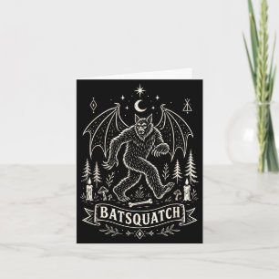 Carte Amoureux de Bigfoot sasquatch cryptide épouvantail