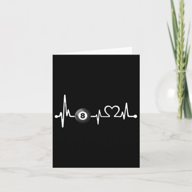 Carte Amoureux de billard amusant Cadeau Amour Billard C (Devant)