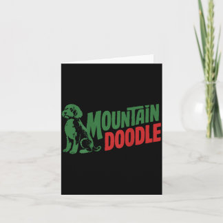 Carte Amoureux de chien gribouillé de montagne arrière r