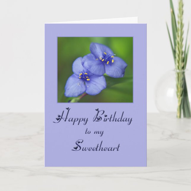 Carte Amoureux de joyeux anniversaire (Devant)