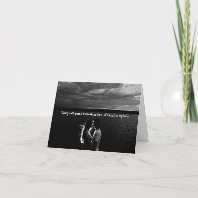 Carte Amoureux de la flamme éternelle Soulmate Love You  (Devant)