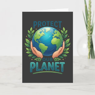 Carte Amoureux de la nature cool Protégeons notre planèt