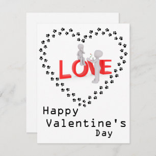 Carte Amoureux de les chiens