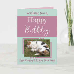 Carte Amoureux des animaux ajouter la photo lavender ver