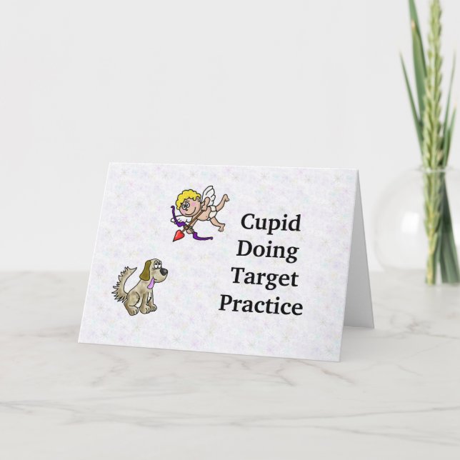 Carte Amoureux des chiens Funny Valentine's Day Card (Devant)