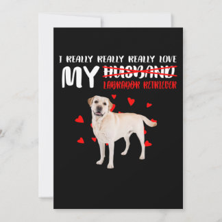 Carte Amoureux des chiens | J'Aime Vraiment Mon Labrador