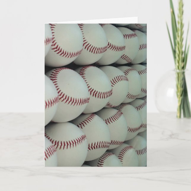 Carte Amoureux du baseball (Devant)