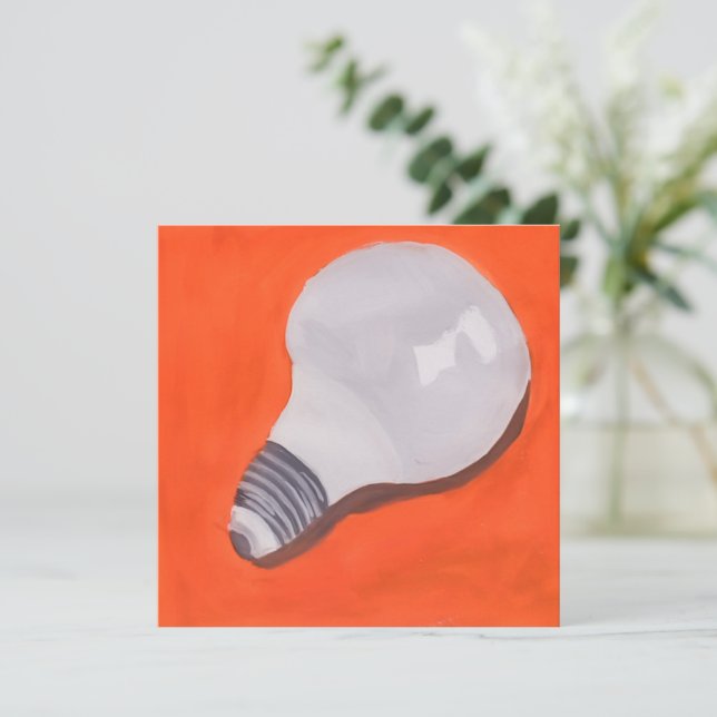 Carte Ampoule (Debout devant)