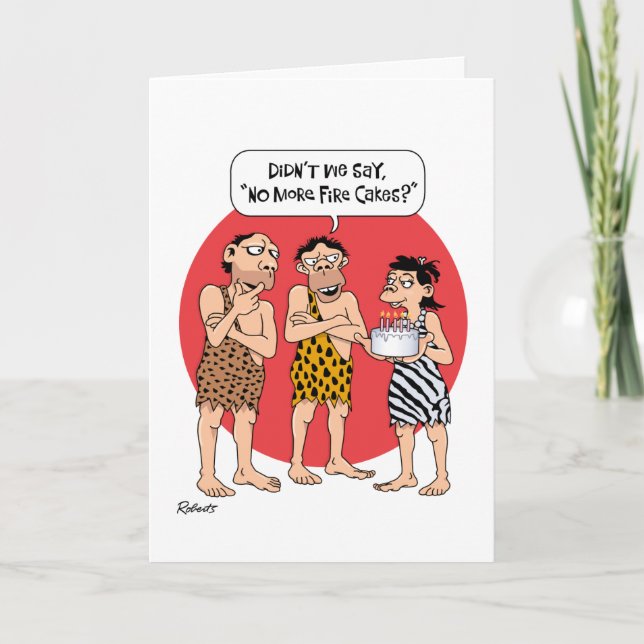 Carte Amusant 43ème anniversaire (Devant)