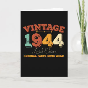 Carte Amusant 81 ans 1944 Vintage 81e anniversaire Cadea
