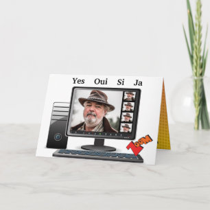 Carte Amusant Anniversaire Fab Vidéo Conférence Call Sat