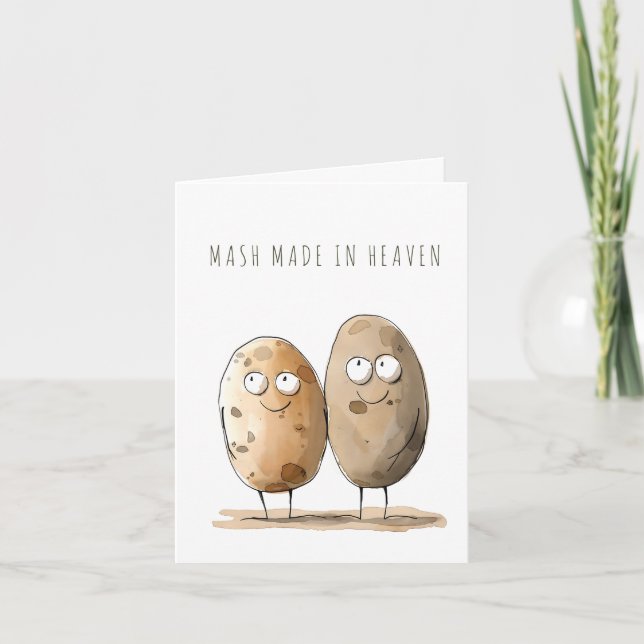 Carte Amusant Anniversaire Humour de jeu Mash Fabriqué a (Devant)