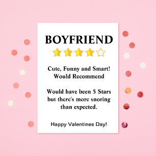 Carte Amusant copain Valentine's Cad pour ronfler