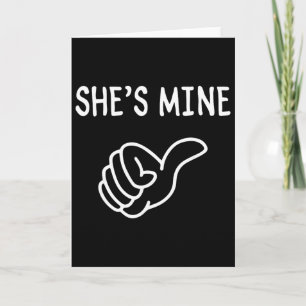 Carte Amusant Couple Correspondant Amour Romantique Sain
