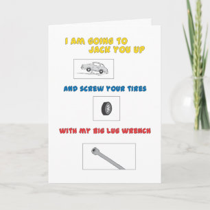Carte Amusant Gay Anniversaire "Jack You Up"