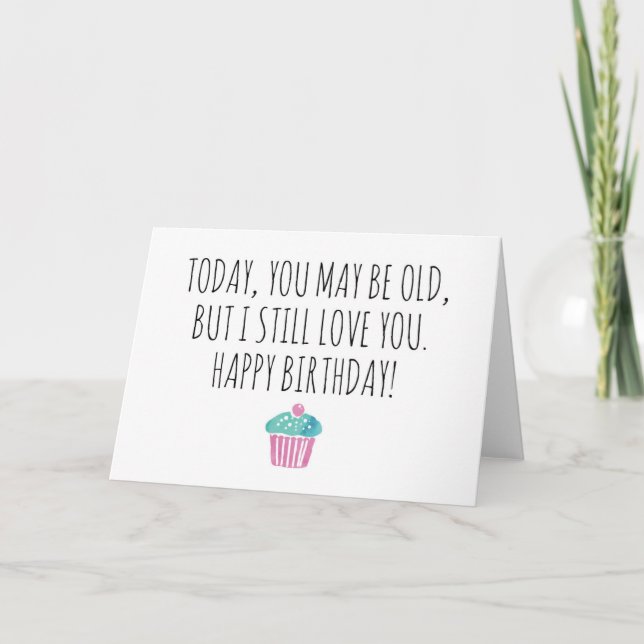 Carte Amusant Joyeux anniversaire (Devant)