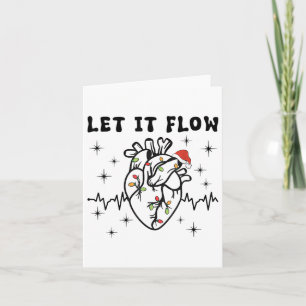 Carte Amusant Laisser Flow Anatomie Coeur Cardiaque Infi