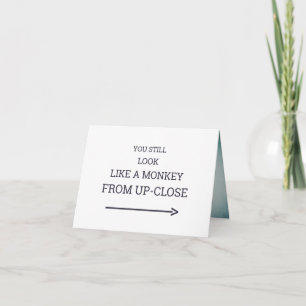 Carte Amusant Mignonne Vous Singe Business Suite 21e Ann