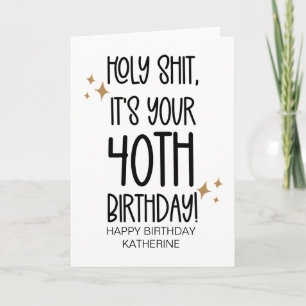 Carte Amusant Obtenir Plus De 40E Anniversaire Pour Ami