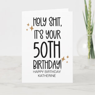 Carte Amusant Obtenir Plus De 50E Anniversaire Pour Ami