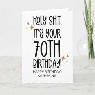 Carte Amusant Obtenir Plus De 70E Anniversaire Pour Ami
